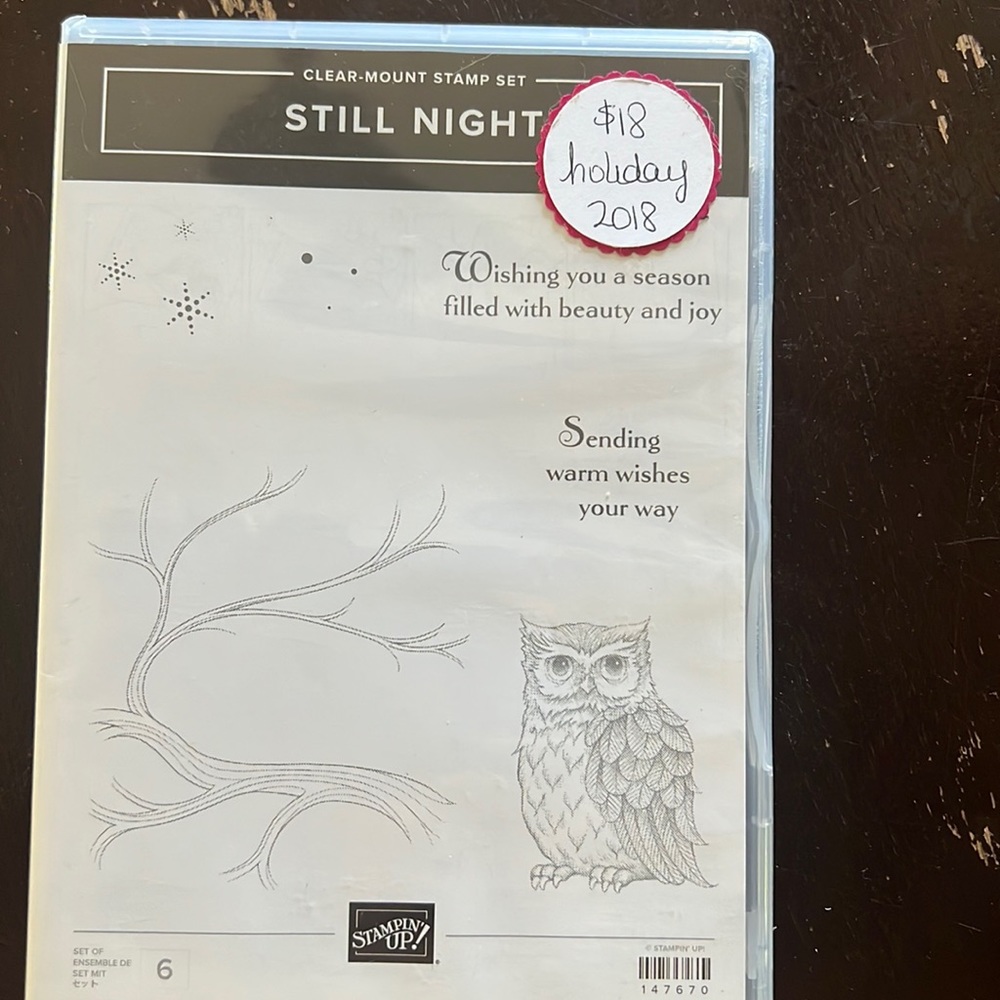 Stampin Up Stamp Set Still Night